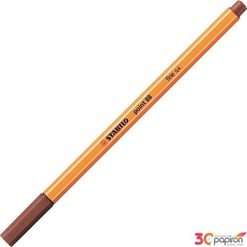 Tűfilc vörösbarna Stabilo Point 88'/75, 0,4mm-es Írószerek STABILO 88/75