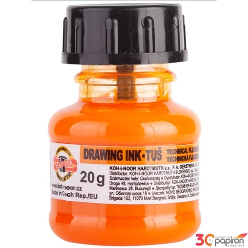 Tustinta 20gr neon narancs Koh-I-Noor V0141790102LP iskolaszer- tanszer