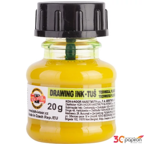 Tustinta 20gr neon sárga Koh-I-Noor V0141790002LP iskolaszer- tanszer