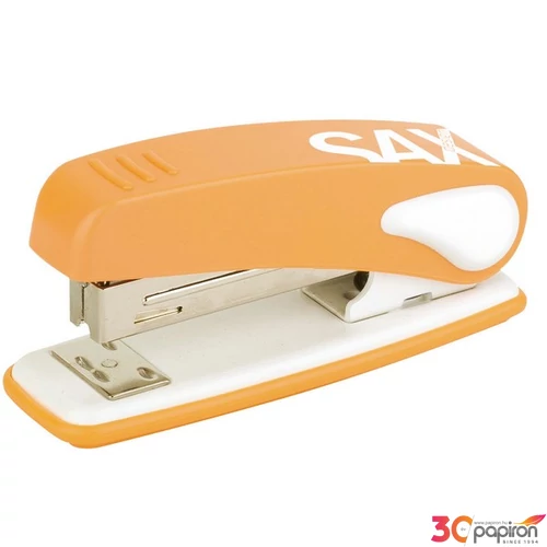 Tűzőgép design SAX 239 neon narancs 25lap irodaszer - irodai kisgép