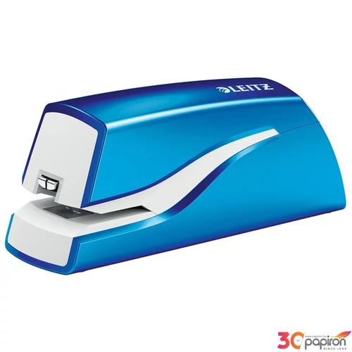 Tűzőgép Leitz Nexxt 5566 Elektromos világoskék No.10, 10lap Leitz 1db rendelési egység ár 1db-ra
