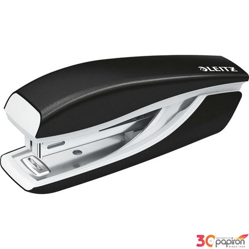 Tűzőgép mini Leitz WOW Nexxt, 10 lap, fekete E55281095