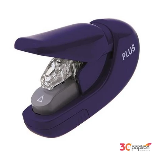 Tűzőgép Plus kézi, 5 lap, kék
