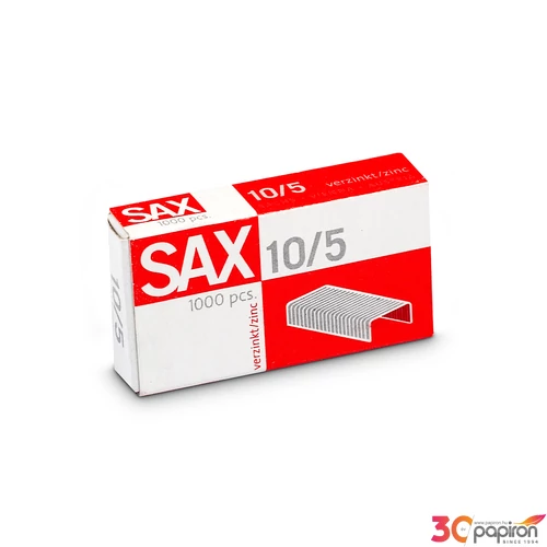 Tűzőkapocs 10/5 SAX cink SAX 10/5 FŰZŐKAPOCS CINK irodaszer - irodai kisgép