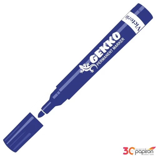 Alkoholos marker Victoria Gekko 1-3mm kúpos hegyű kék Írószerek Victoria PY237800