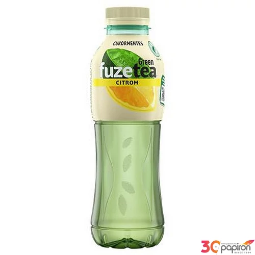 Üdítőita szénsavmentes 0,5l FUZETEA ZERO zöld tea citrom