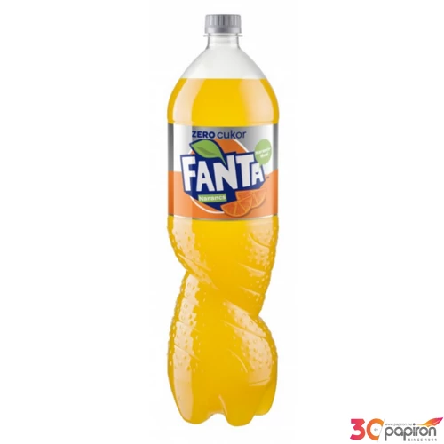 Üdítőital Fanta Zero 1, 75l narancsos szénsavas üdítő COCA 1512303