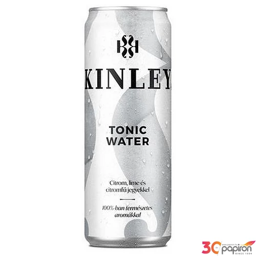 Üdítőital szénsavas 0,25 dobozos KINLEY tonic-citromfű