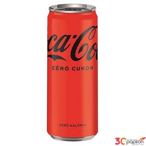 Üdítőital szénsavas 0,33 dobozos COCA  Zero