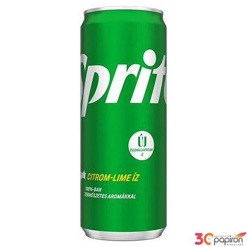 Üdítőital szénsavas 0,33 dobozos SPRITE citrom és lime
