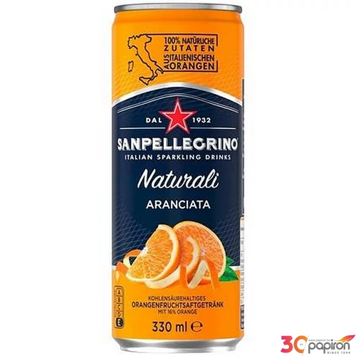 Üdítőital szénsavas 0,33 SAN PELLEGRINO narancs