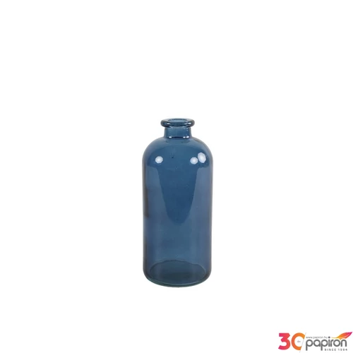 Váza üveg kék Bottle rd Dawn S blue SDDST5325