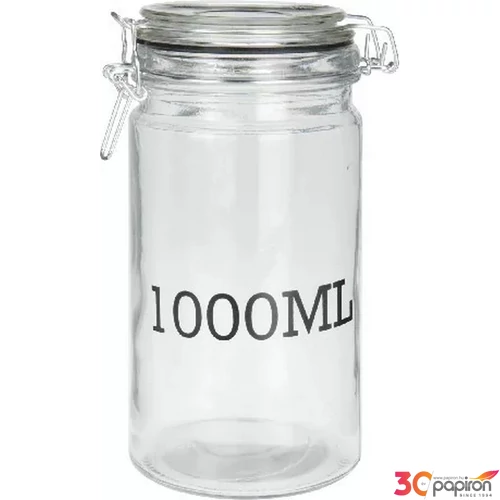 Üvegpalack csatosüveg 1000ml tároló üveg