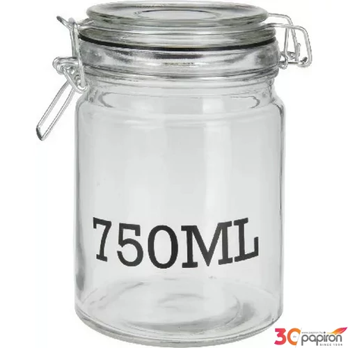 Üvegpallack csatosüveg 750ml tároló üveg 