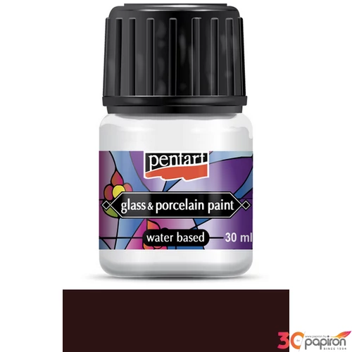 Üveg és Kerámiafesték Pentart 30ml - barna Pentart