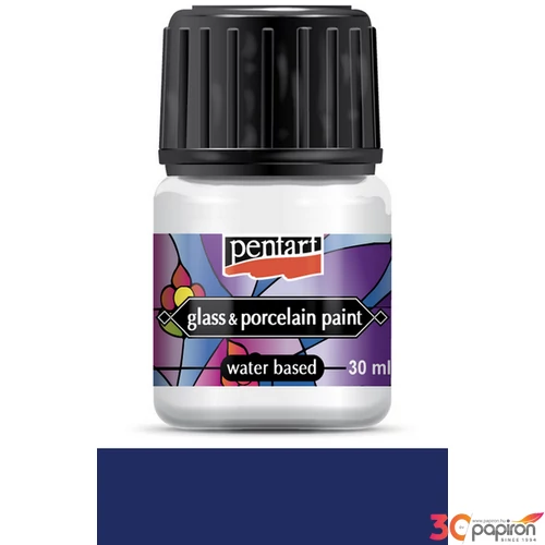Üveg és Kerámiafesték Pentart 30ml - kék Pentart