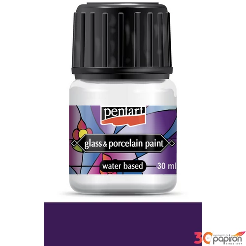 Üveg és Kerámiafesték Pentart 30ml - lila Pentart