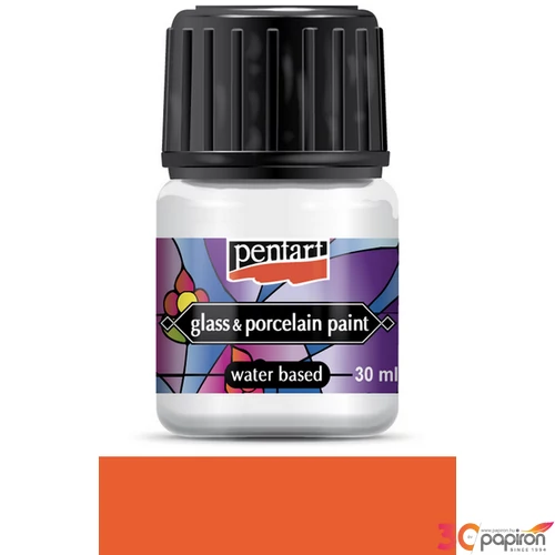 Üveg és Kerámiafesték Pentart 30ml - narancs Pentart