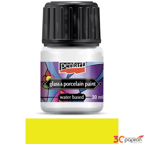 Üveg és Kerámiafesték Pentart 30ml - sárga Pentart