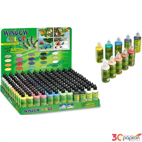 Üvegfesték Folia 80 ml Antik gyöngyház fehér F4501