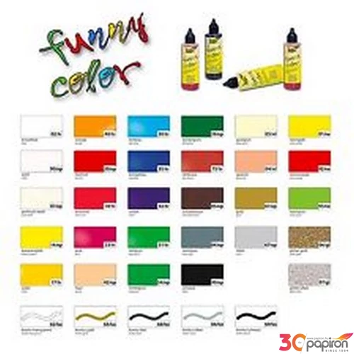 Üvegfesték Folia 80 ml Funny Color fehér F4500