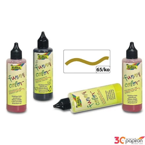 Üvegfesték Folia 80 ml Funny Kontúr arany F4465/KO