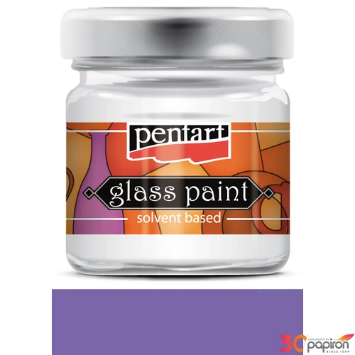 Üvegfesték oldószeres 30ml lila Pentart