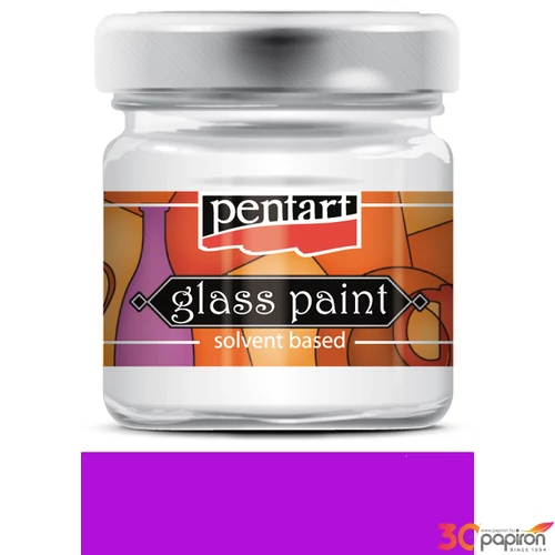Üvegfesték oldószeres 30ml pink Pentart