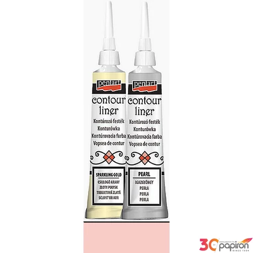 Üvegfesték Pentart kontúrozó 20ml puncs