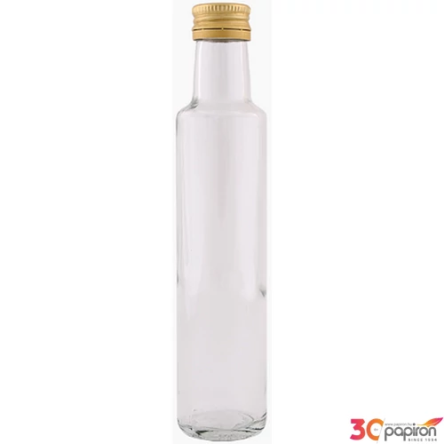 üveg palack 250ml Dorica, tetővel