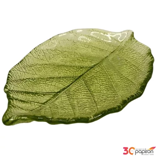 Üvegtányér 28cm tiba