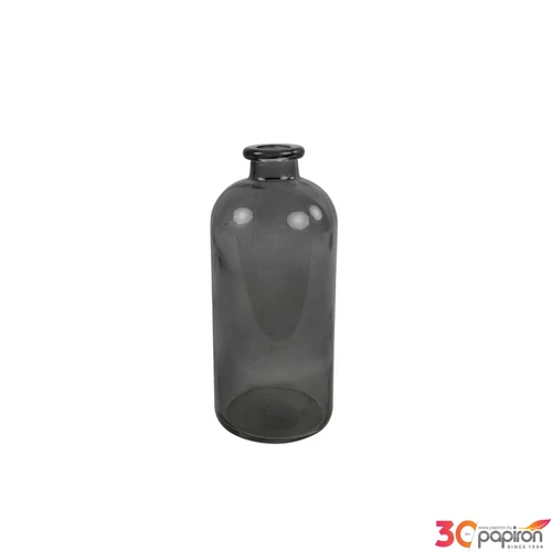 Váza üveg sötétszürke Bottle rd Dawn S dark grey SDDST5325