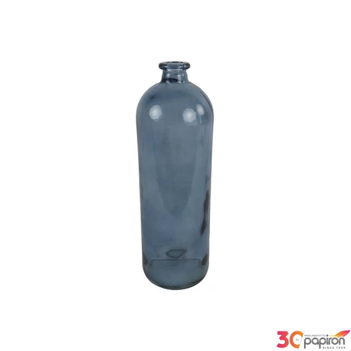 Váza üveg kék Bottle rd Dawn L blue SDDST5325