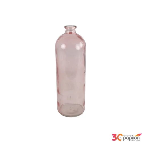 Váza üveg pink Bottle rd Caria L pink SDDST5325