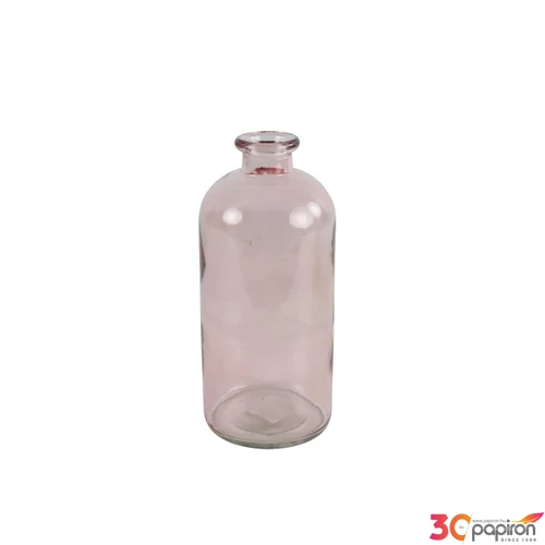 Váza üveg pink Bottle rd Caria S pink SDDST5325
