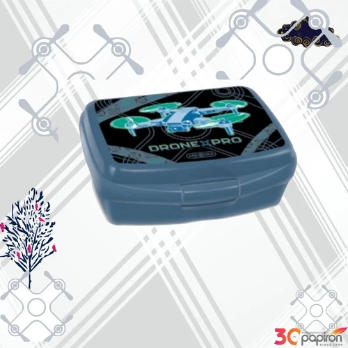 Uzsonnásdoboz Ars Una 25 Drone Pro (5450) 25 52544507 zárható műanyag uzsonnás doboz