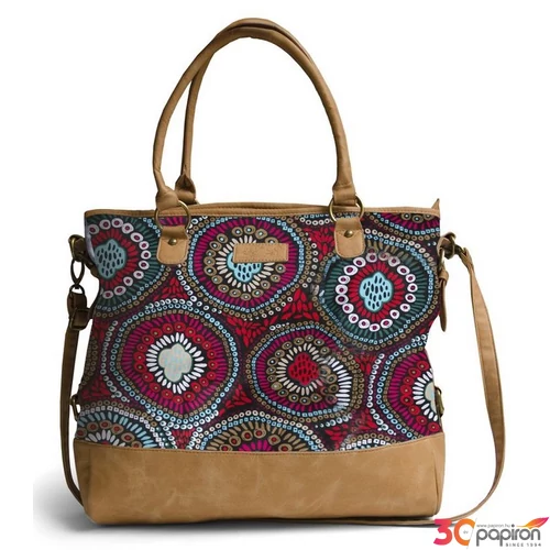 Oldaltáska Heavy Tools unisex EDERNE16 Colorful sokszínű női táska  38x36x1