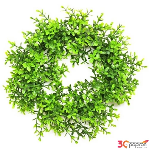 Koszorú buxus zöld 23x7cm 