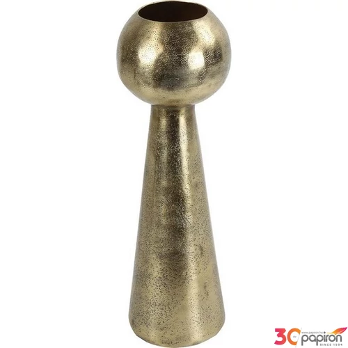 Váza mintás modern fém Vase Doris M antique brass SDDST53