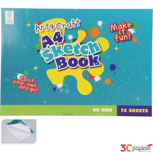 Írólap a/4 72lap hófehér Art