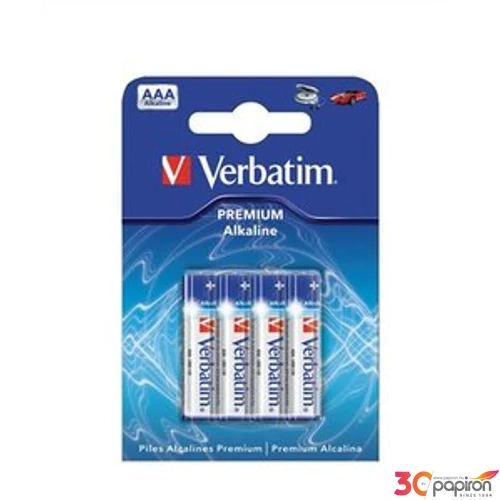 Elem Verbatim AAA-LR03 1,5V AAA mikro elemek VERBATIM 49920 Elem, AAA mikro, 4 db, VERBATIM