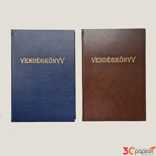 Vendégkönyv A4 Műbőr/plüss vegyes