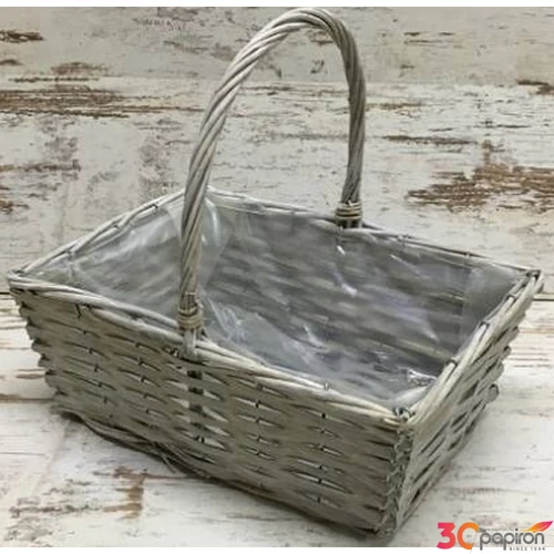 Vessző Fonott tál kicsi tégla formájú 30x23x12/30 szögletes