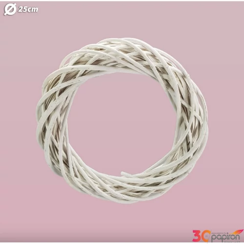Koszorú vesszőfehér 30cm