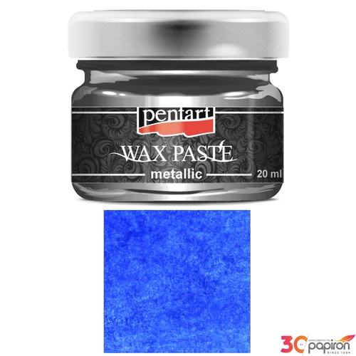 Dekor viaszpaszta 20ml Pentart metálkék