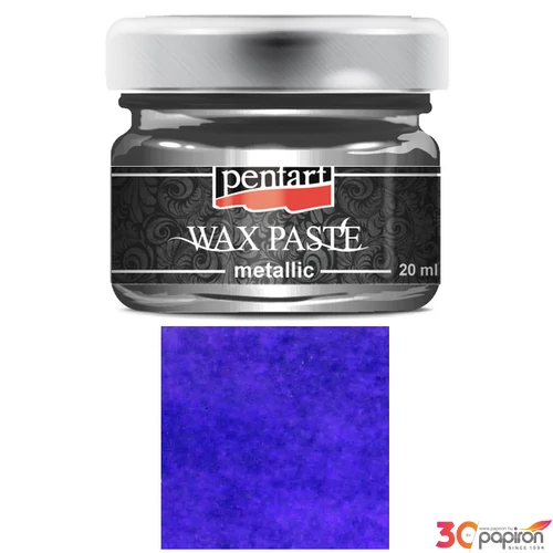 Dekor viaszpaszta 20ml Pentart metállila