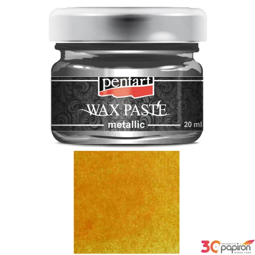 Dekor viaszpaszta 20ml Pentart metálsárga