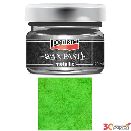 Dekor viaszpaszta 20ml Pentart metálzöld