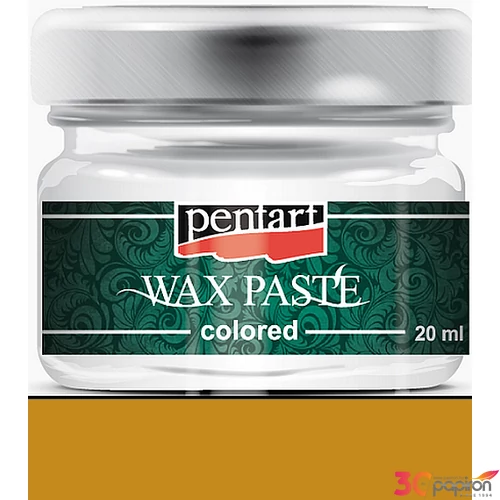 Dekor viaszpaszta 20ml Pentart sárga 20 ml