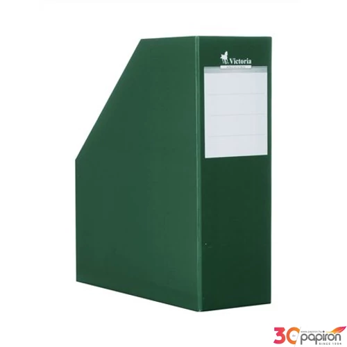 Iratpapucs karton Victoria 90mm zöld Iratrendezés Victoria